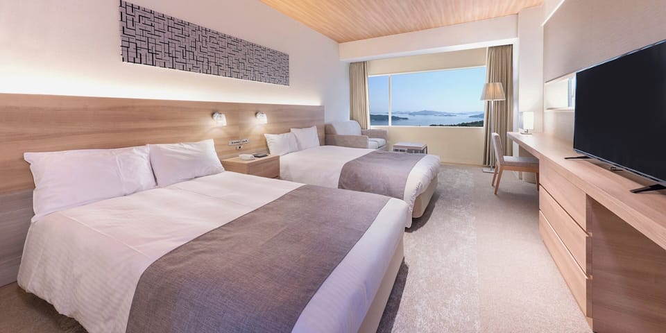 Twin Room, Non Smoking (3 person occupancy) | Premium bedding, iron/ironing board (on request), WiFi (free)