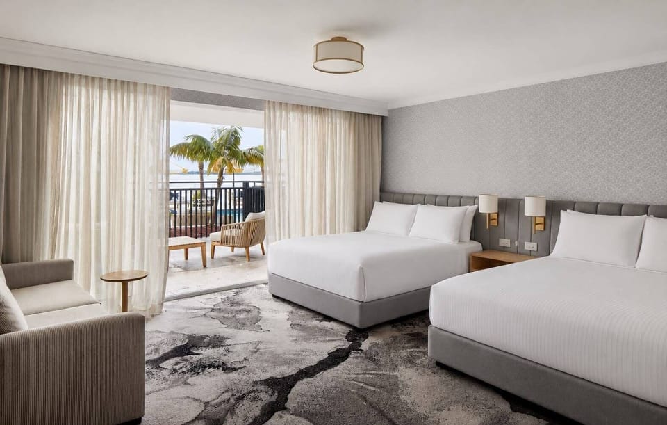 In-room safe, desk, laptop workspace, blackout drapes