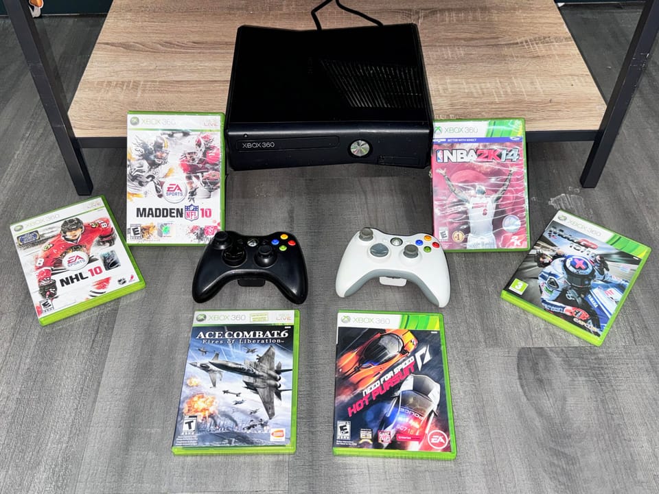 Variety of Xbox 360 games to play with 2 player wireless controllers