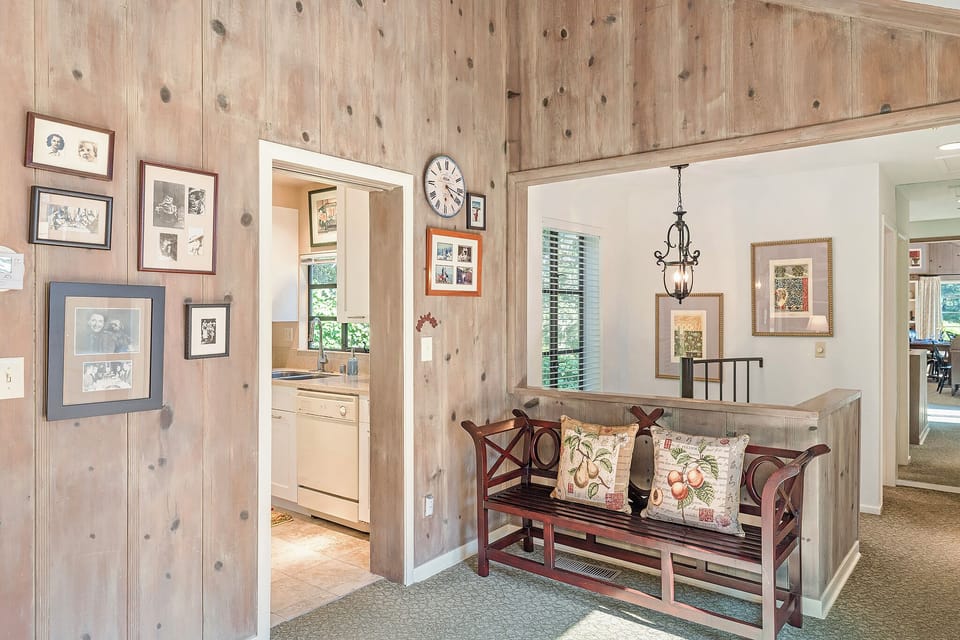 Upstairs Looking Toward the Spiral Staircase Leading Downstairs