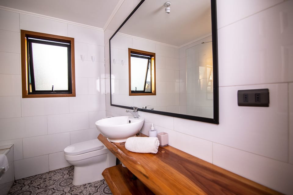 Premier Loft, 2 Bedrooms | Bathroom | Hair dryer, towels, soap, toilet paper