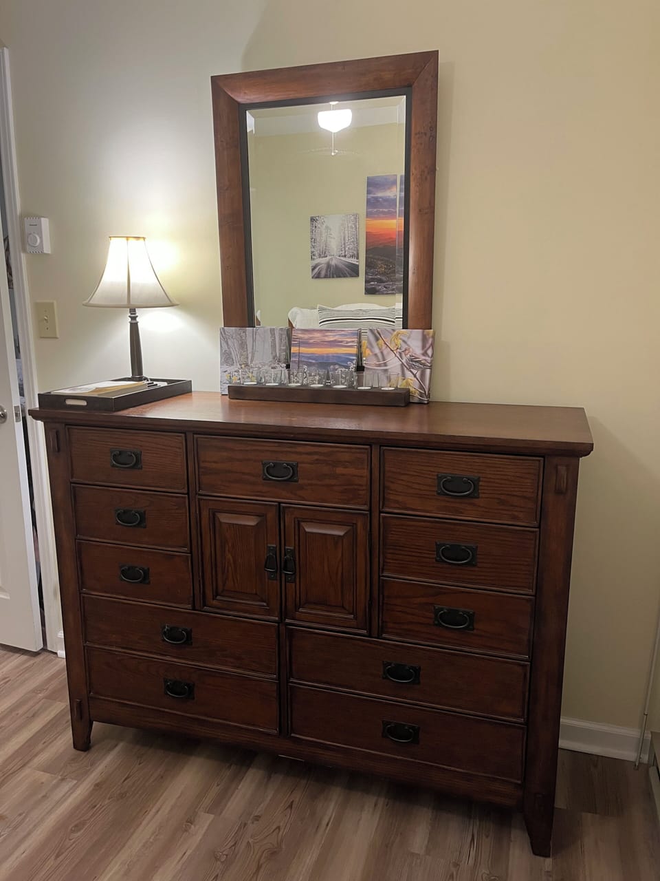 Twin Bedroom with Dresser Storage