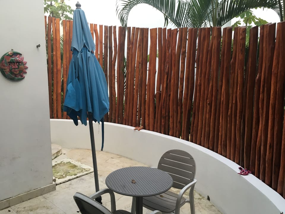 Main floor lock off bedroom’s terrace