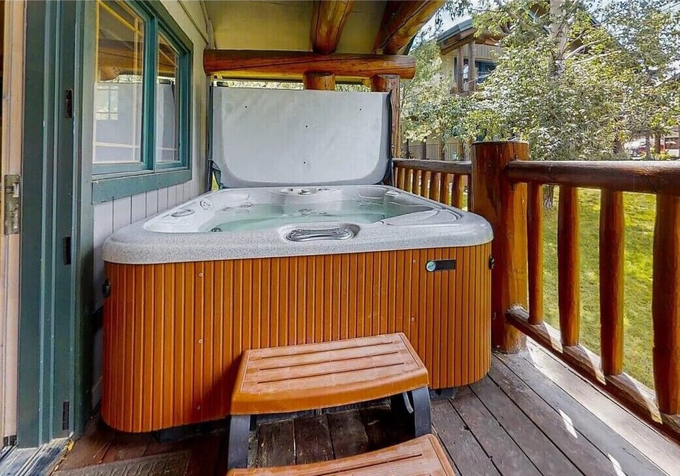 Private Hot Tub on the Covered Deck