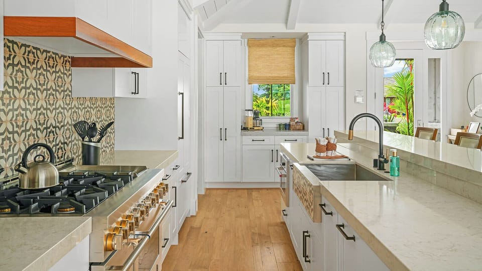 Maluhia at Wainani - Fully Equipped Kitchen - Parrish Kauai