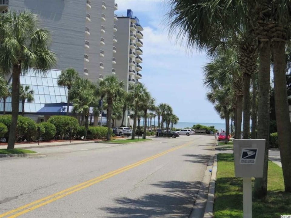 The beach is just down the street!