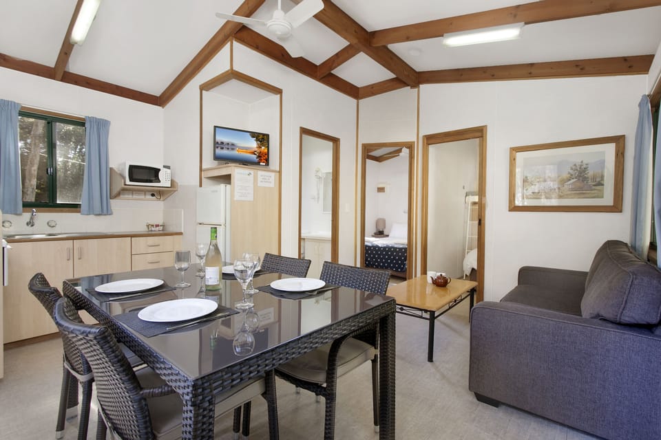 Two Bedroom Villa (Not Pet Friendly) - Sleeps 5 | Living area | Flat-screen TV, DVD player