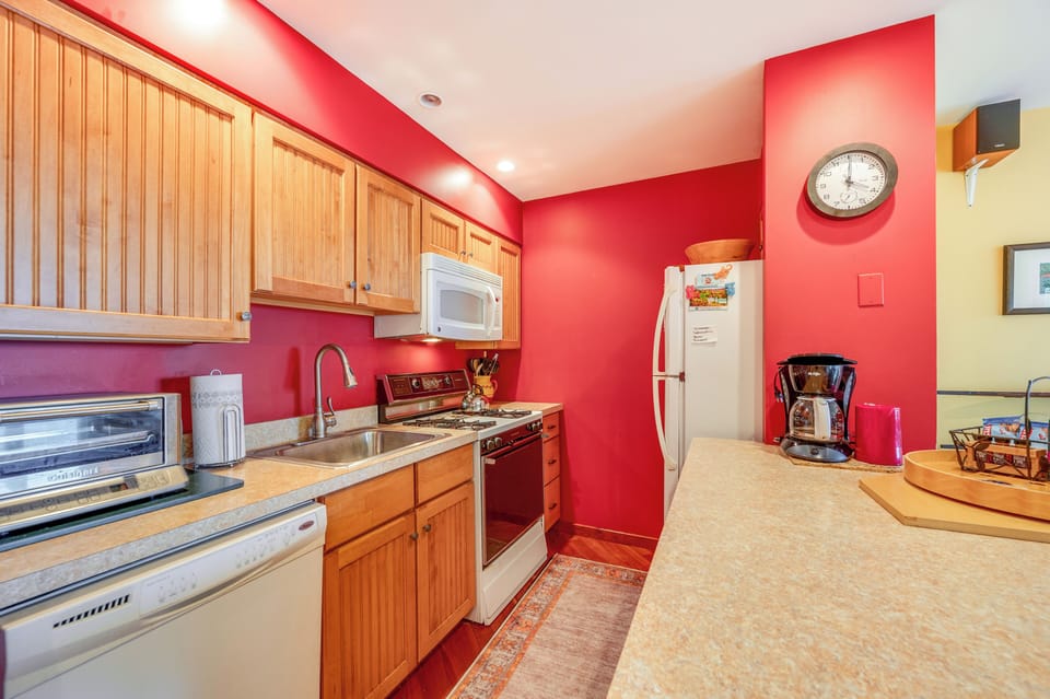 Kitchen | 1st Floor | Toaster Oven | Drip Coffee Maker | Crockpot