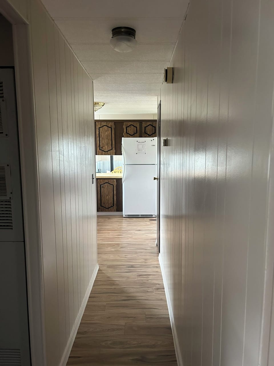 Hallway from entry way to kitchen