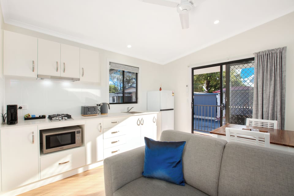 Deluxe Villa, 1 Bedroom | Private kitchen | Coffee/tea maker, electric kettle, dining table