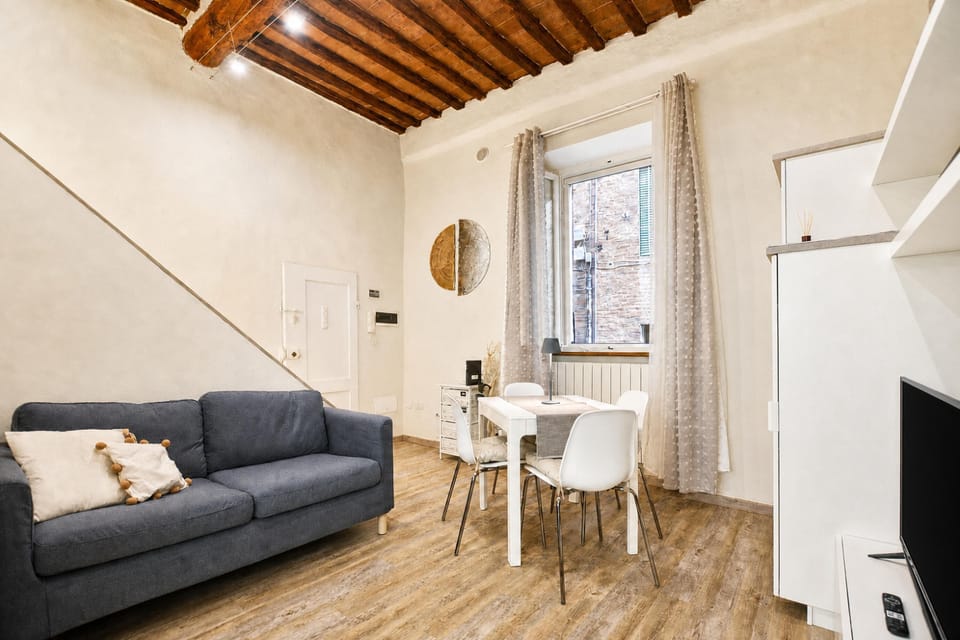 Standard Apartment, 2 Bedrooms, Microwave (Casina Di Giada) | Living area | Flat-screen TV