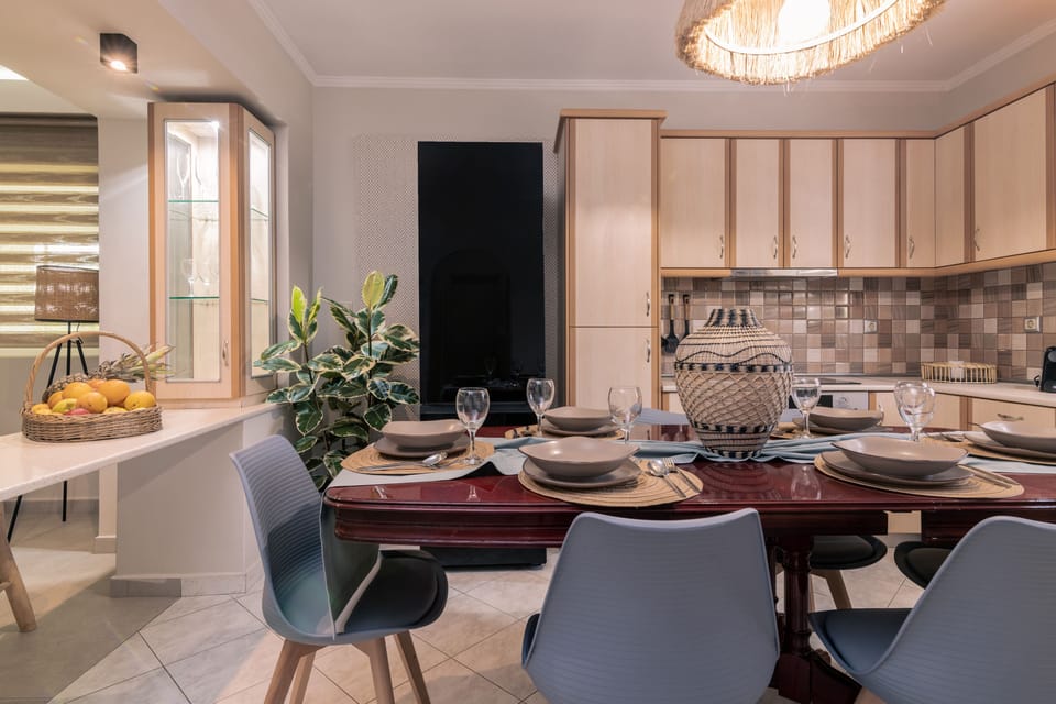 The kitchen is fully equipped with anything you may need .
