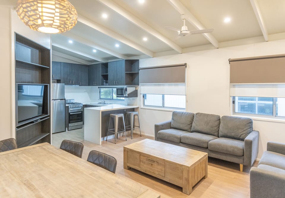 3 Bedroom Riverview Villa | Private kitchen | Fridge, microwave, electric kettle, cookware/dishes/utensils