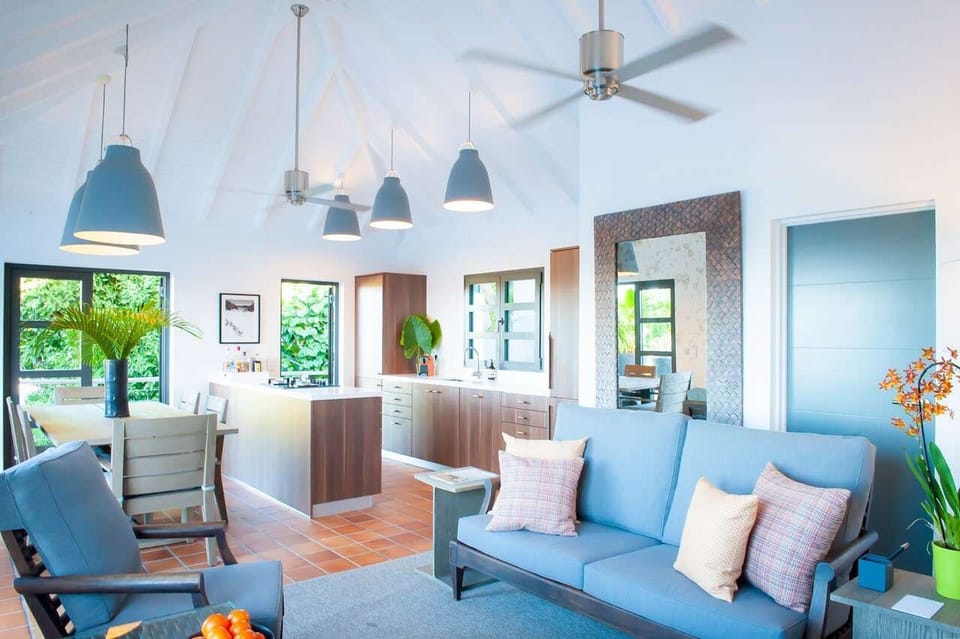 Living Room at WV LUM, Flamands, St. Barthelemy
