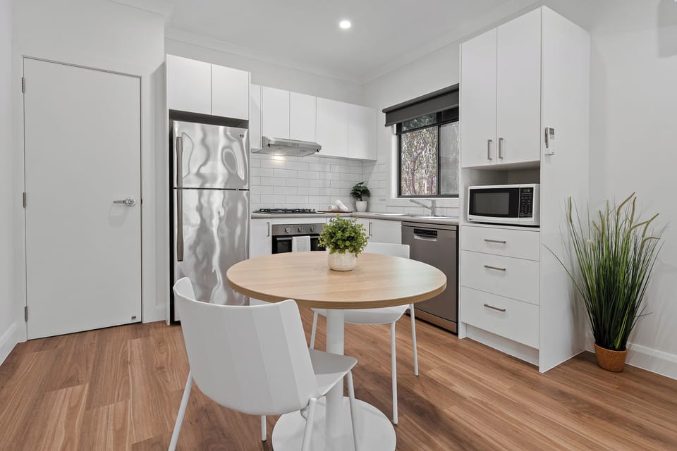 1 Bedroom Premium Villa | Private kitchen | Fridge, microwave, oven, stovetop