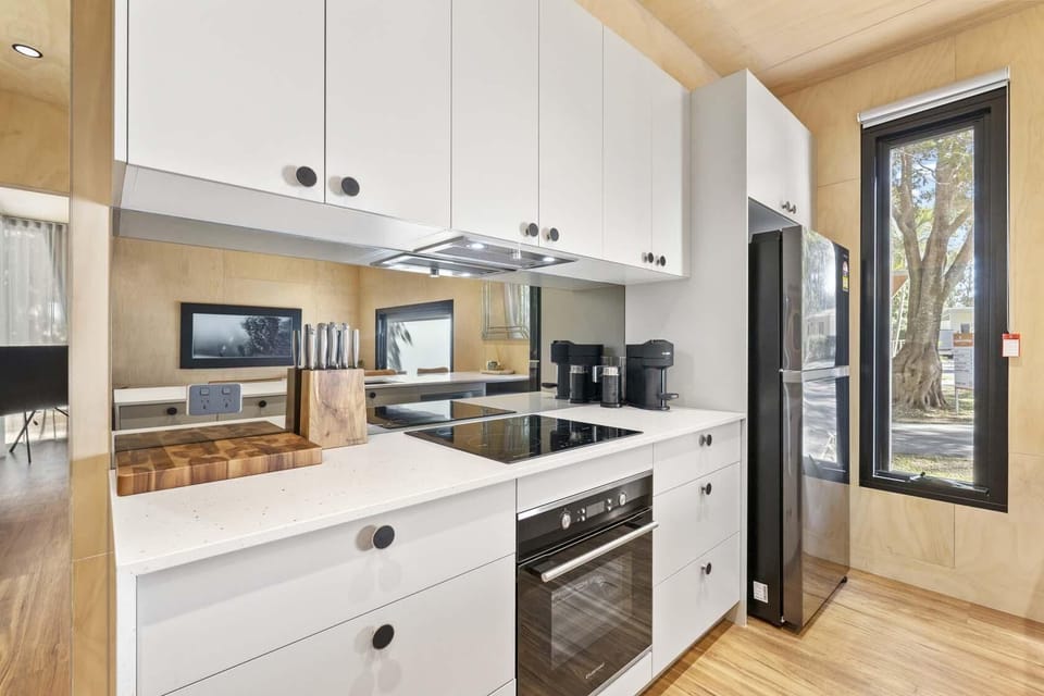 Tallow Pod 1 Bedroom | Private kitchen | Coffee/tea maker, cleaning supplies