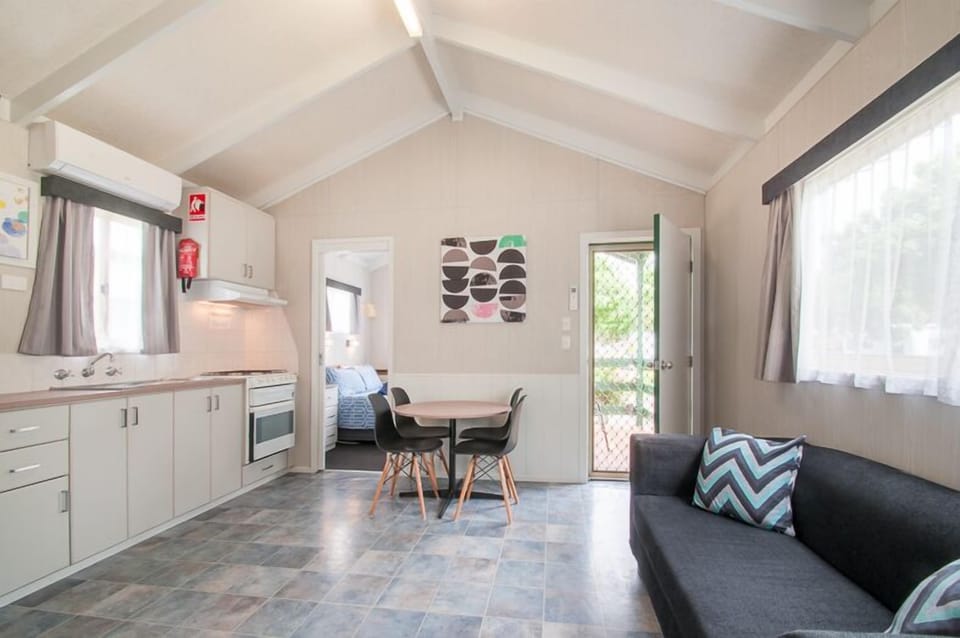 Standard Cabin, 2 Bedrooms, Non Smoking, Kitchen (Ensuite Cabin) | Living area | Flat-screen TV
