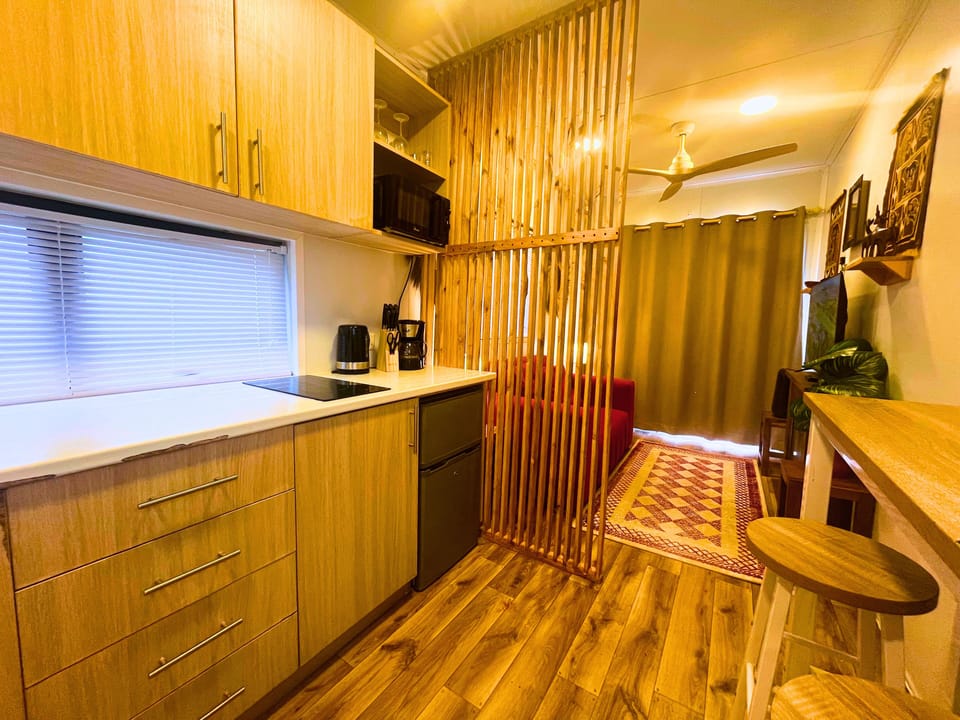 Panoramic Villa, 1 Queen Bed, Kitchen, Beach View | Private kitchen | Mini-fridge, microwave, stovetop, coffee/tea maker