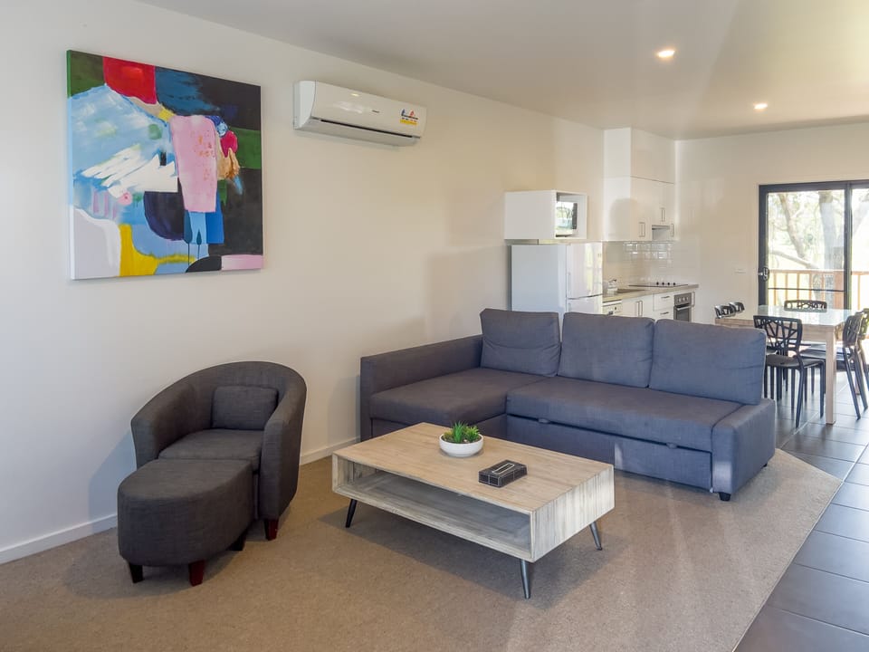 Self-Contained Deluxe 2 Bedroom, Accessible | Iron/ironing board, cribs/infant beds, free WiFi, bed sheets
