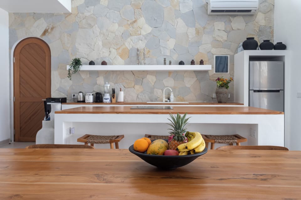 Deluxe Villa, 3 Bedrooms, Private Pool, Pool View | Private kitchen | Fridge, microwave, stovetop, toaster