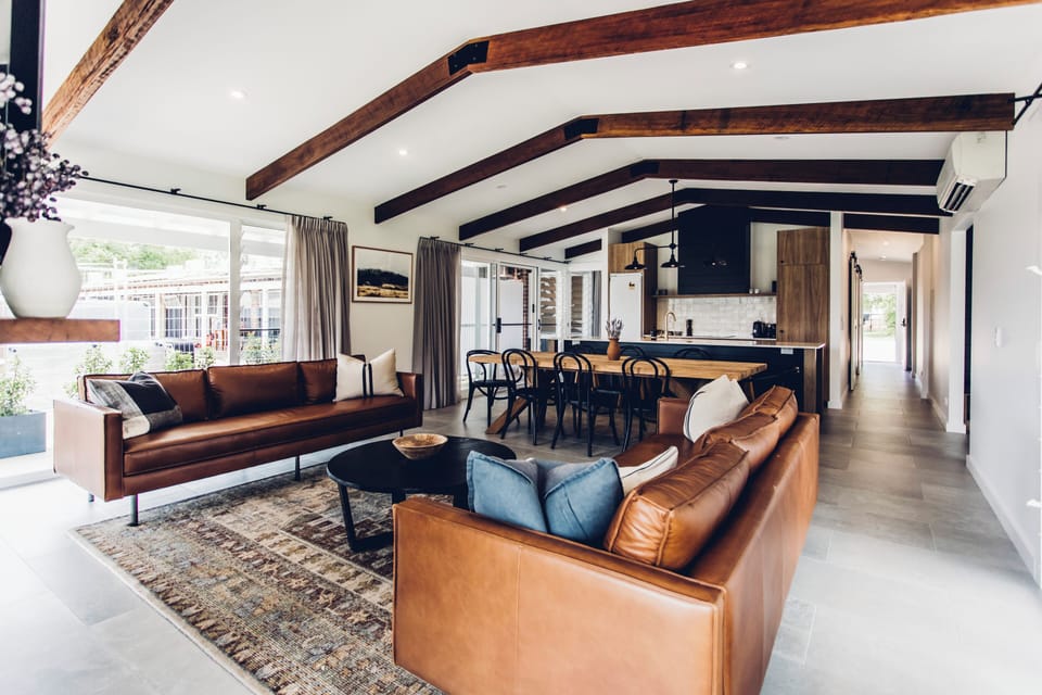 Luxury Apartment, 2 Bedrooms, Mountain View | Living area | 32-inch flat-screen TV with digital channels, TV