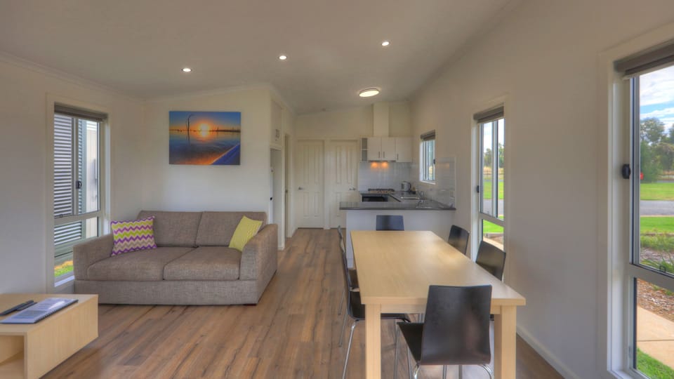 2 Bedroom Pool view Cabin | Living area | LCD TV