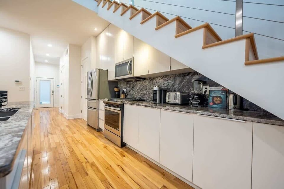 
Kitchen with Expansive Island + Counter Space | Ideal for Cooking and Prep