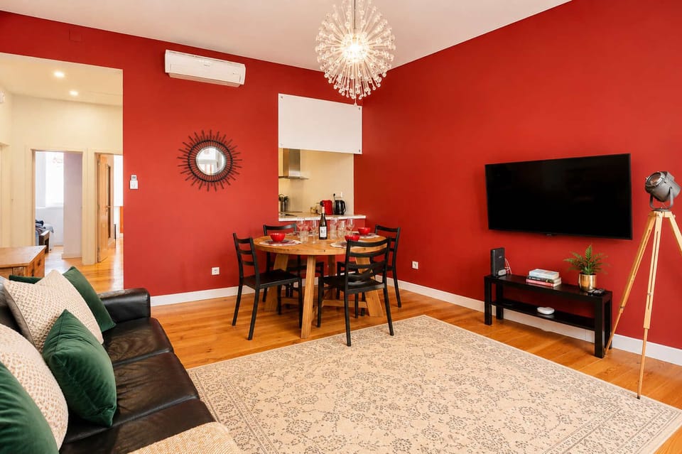 23 Comfortable lounge space perfect for unwinding after exploring the city · StayInLisbon