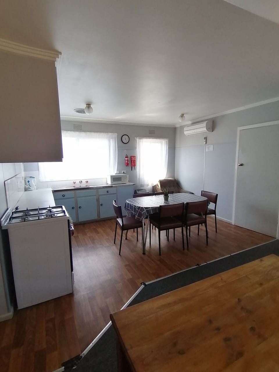 Standard Apartment, 2 Bedrooms, Non Smoking, Kitchen (Large Group Deal - Unit 1) | Private kitchen | Full-size fridge, microwave, oven, stovetop