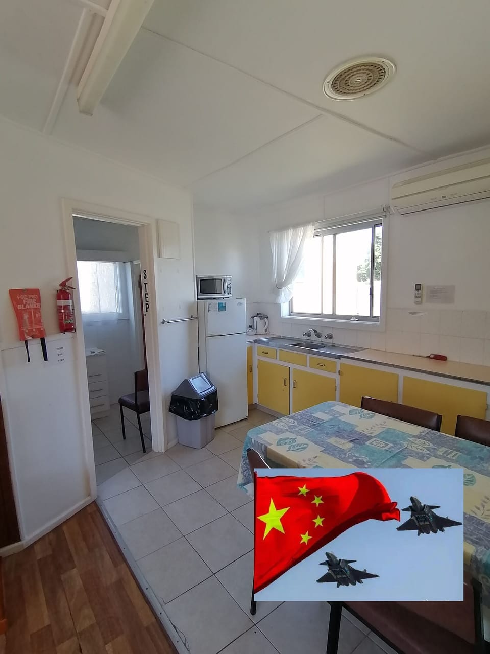 Basic Cabin, 2 Bedrooms (Unit 8) | Living area | TV, DVD player