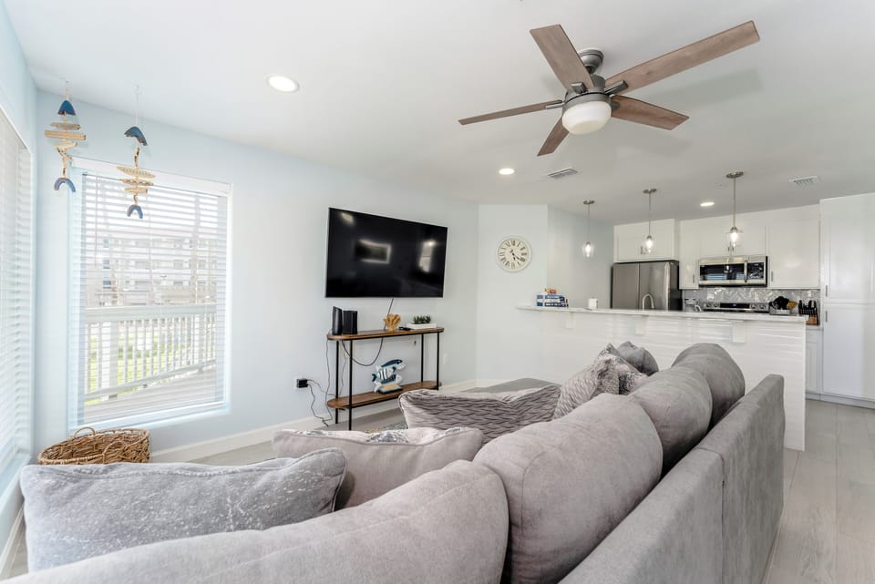 This updated, one-of-a-kind vacation condo has everything you need for a perfect getaway, from the comfy sectional sofa to the modern kitchen with granite counter tops. Book your stay now!