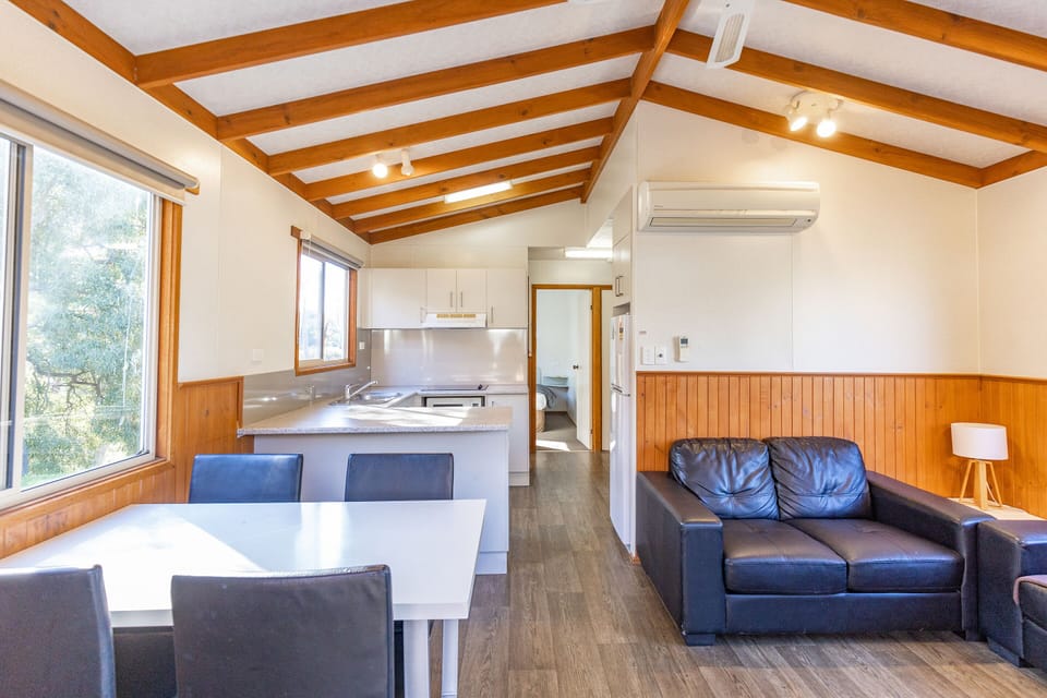 2 Bedroom Cedar Cabin | Living area | TV