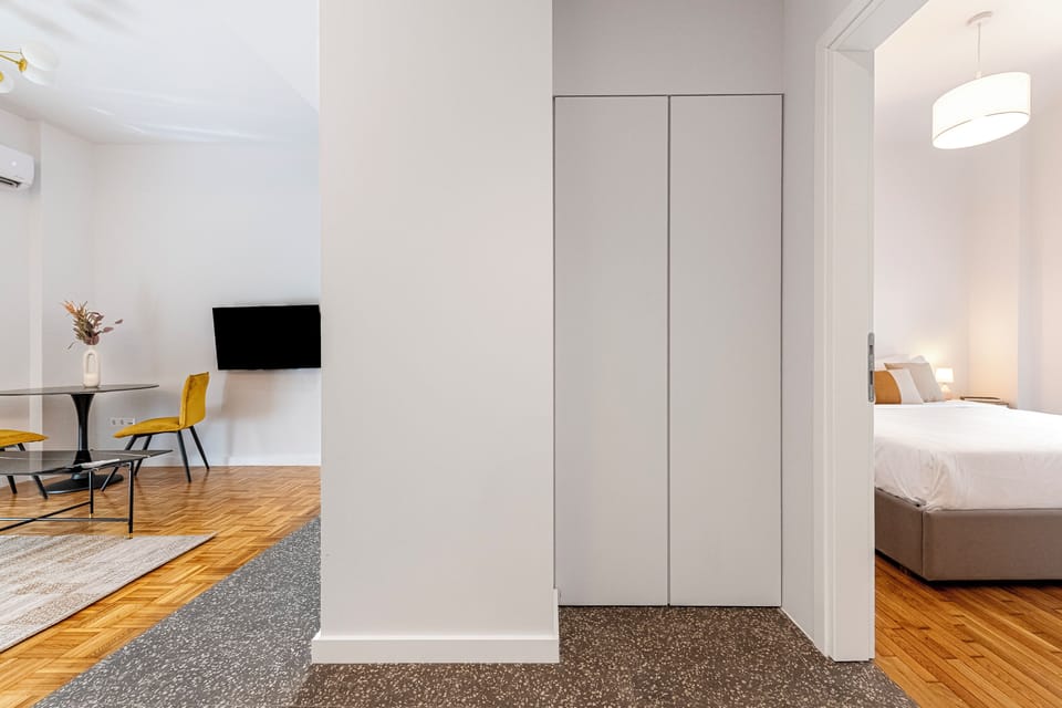 Deluxe Apartment | Living area | Smart TV