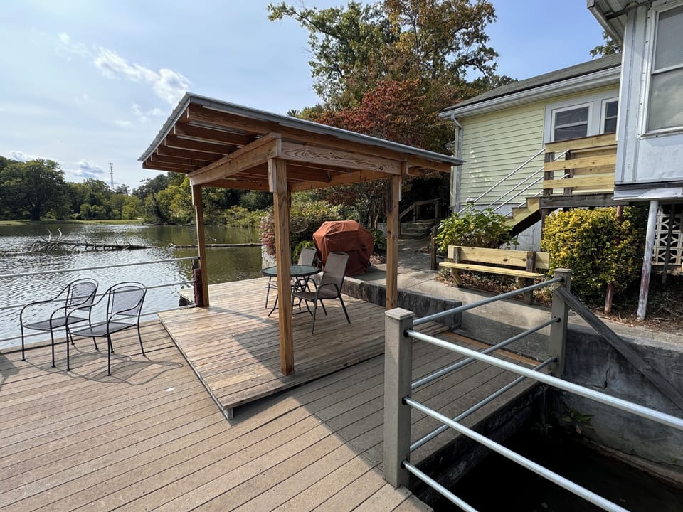 Private dock for fishing