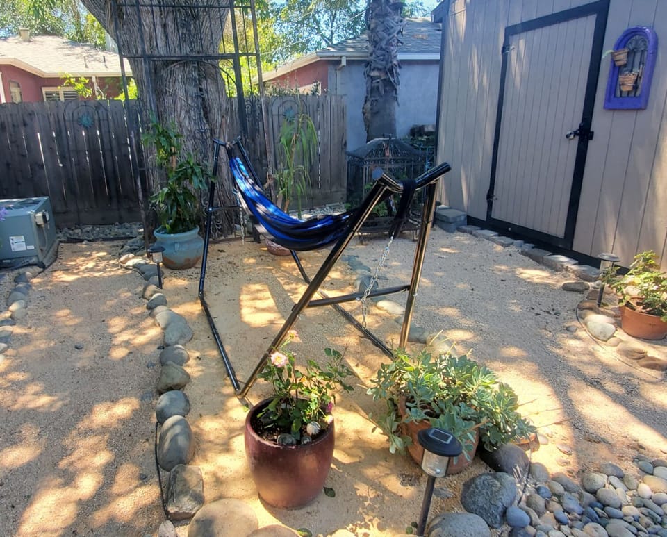 Backyard hammock