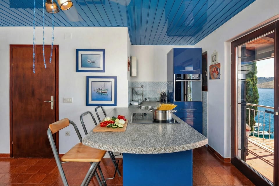 Kitchen and dining area