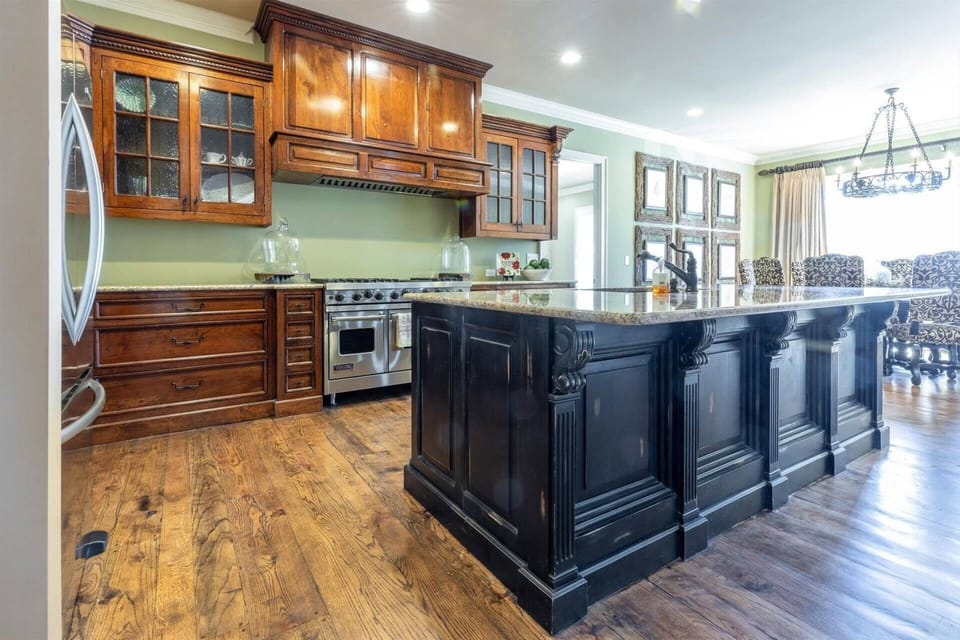 Another view of the upstairs kitchen.