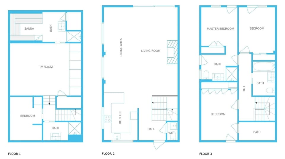 floorplans - see later for individual floors