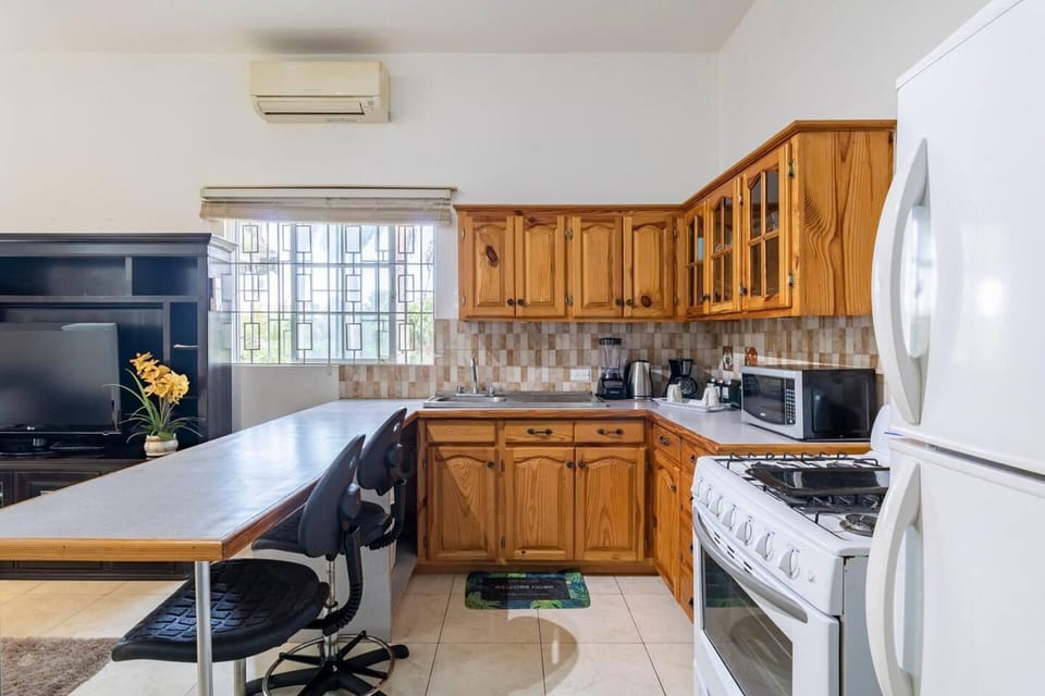 Apartment | Private kitchen | Fridge, microwave, oven, electric kettle