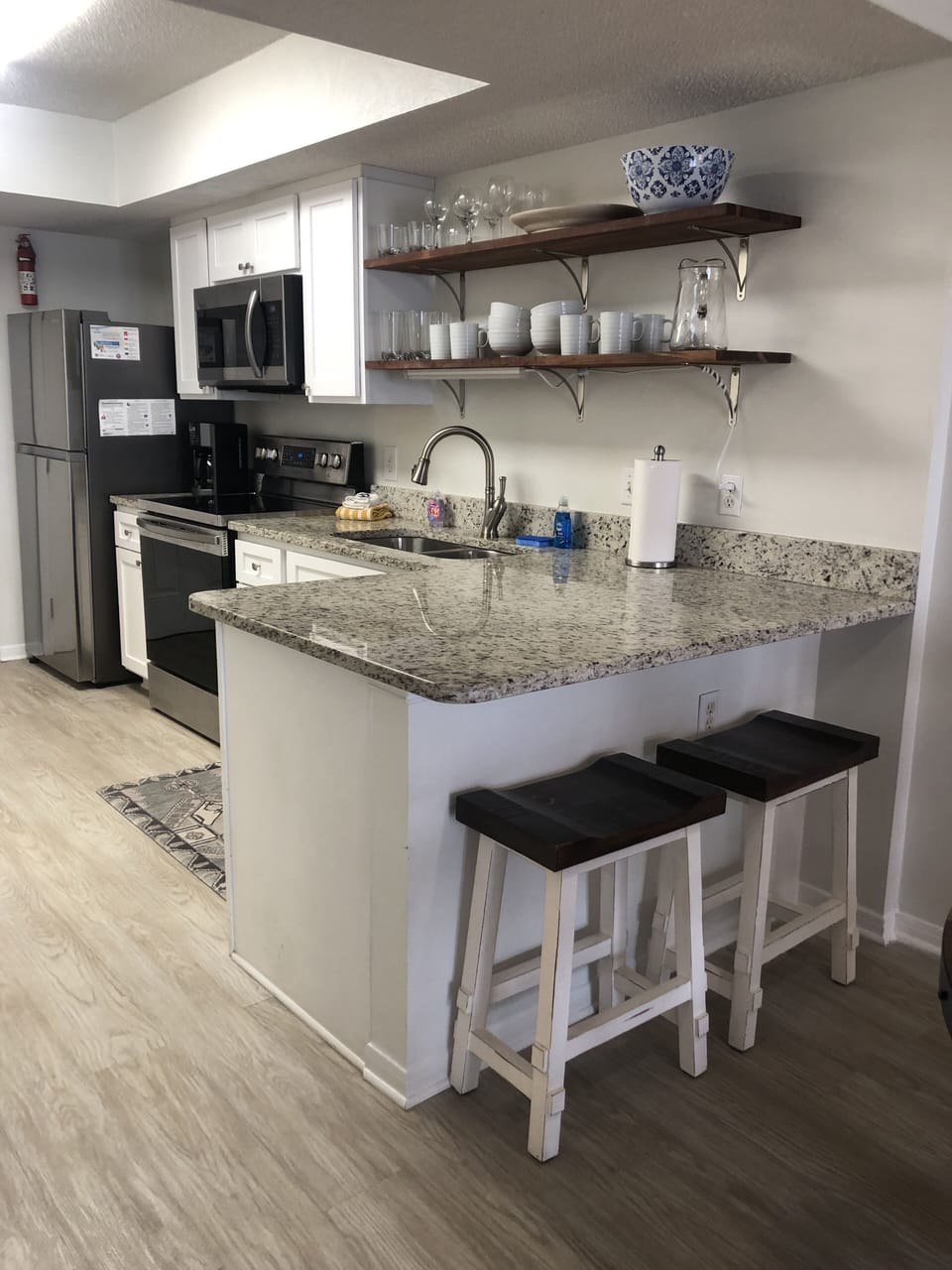 Fully stocked kitchen with everything you could possibly need.
