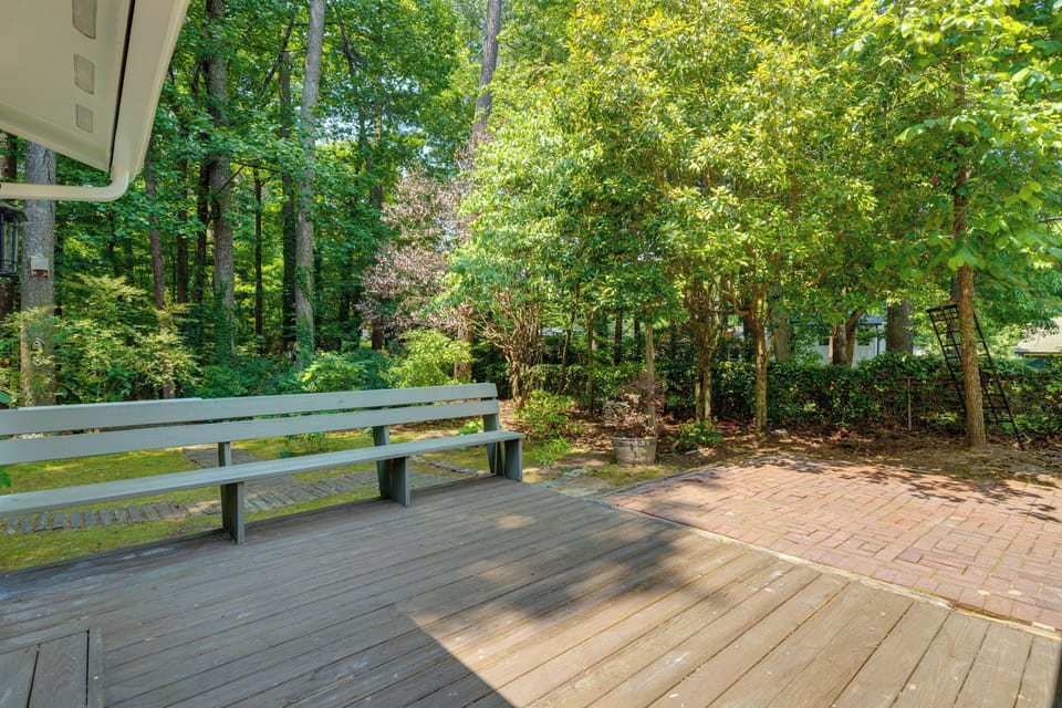 Large backyard