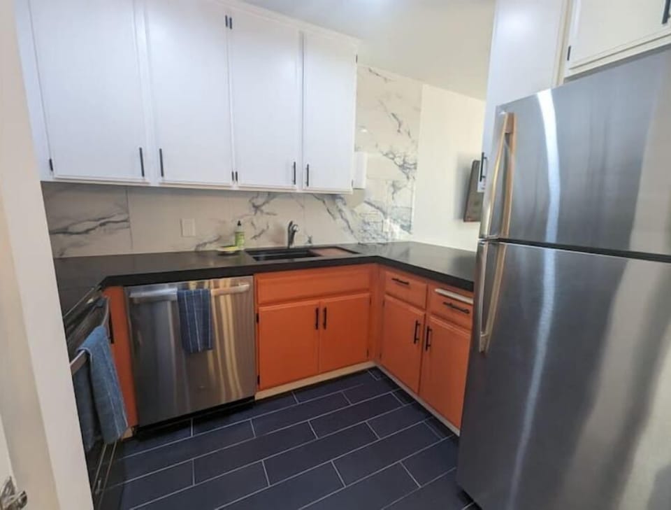 Modern Appliances with New Quartz Countertop