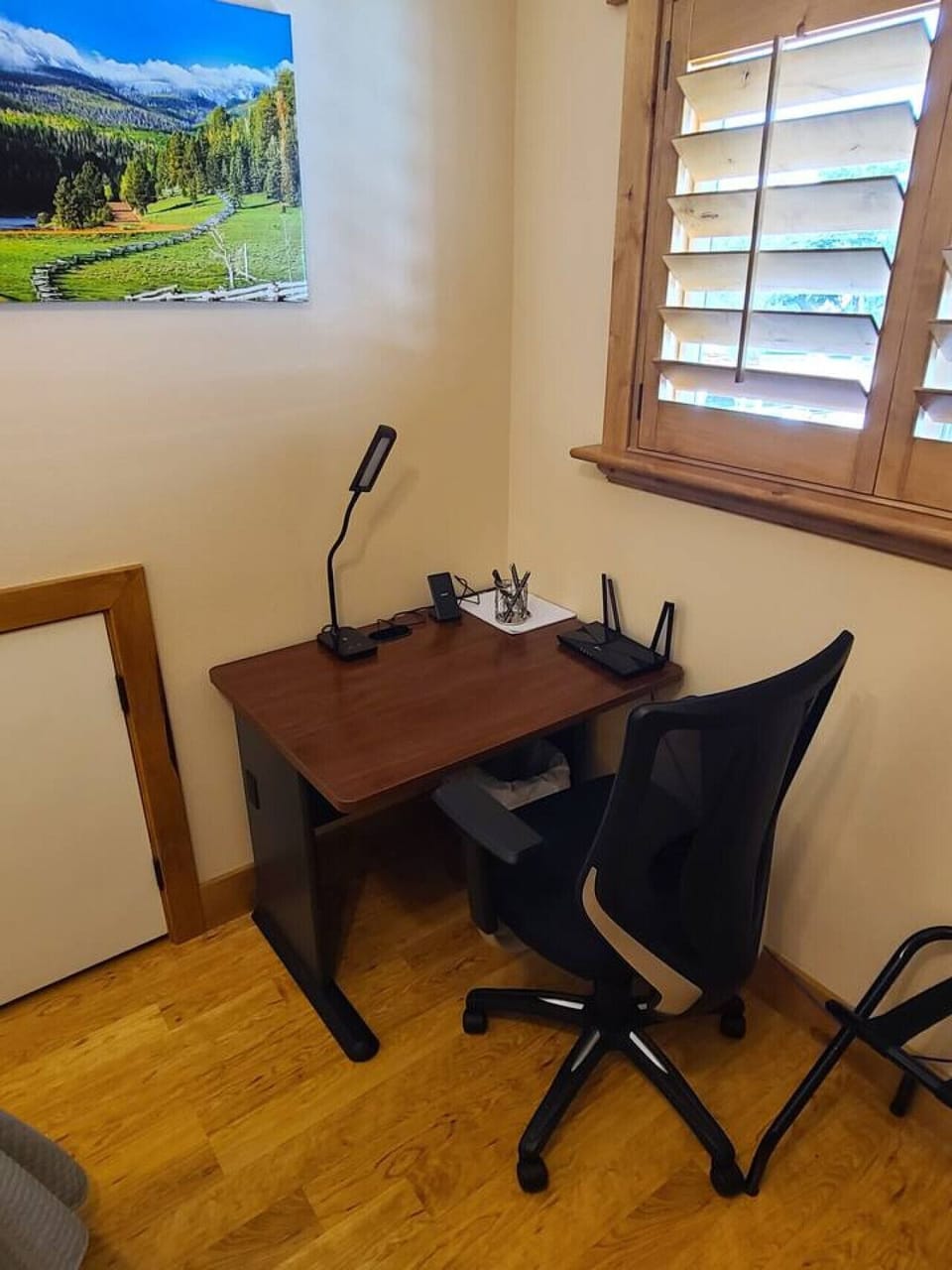 Work station in bedroom 3.