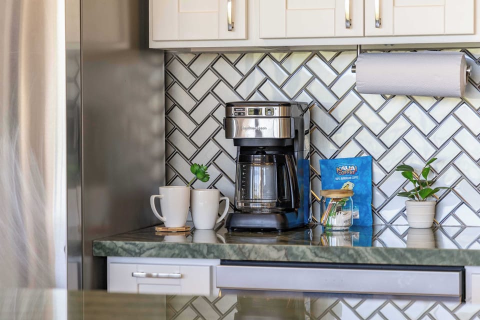 There is a coffee station in your kitchen area.