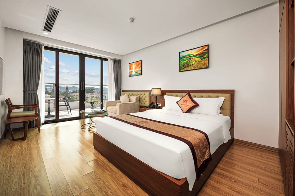 Deluxe Double Room, City View | Minibar, in-room safe, desk, laptop workspace