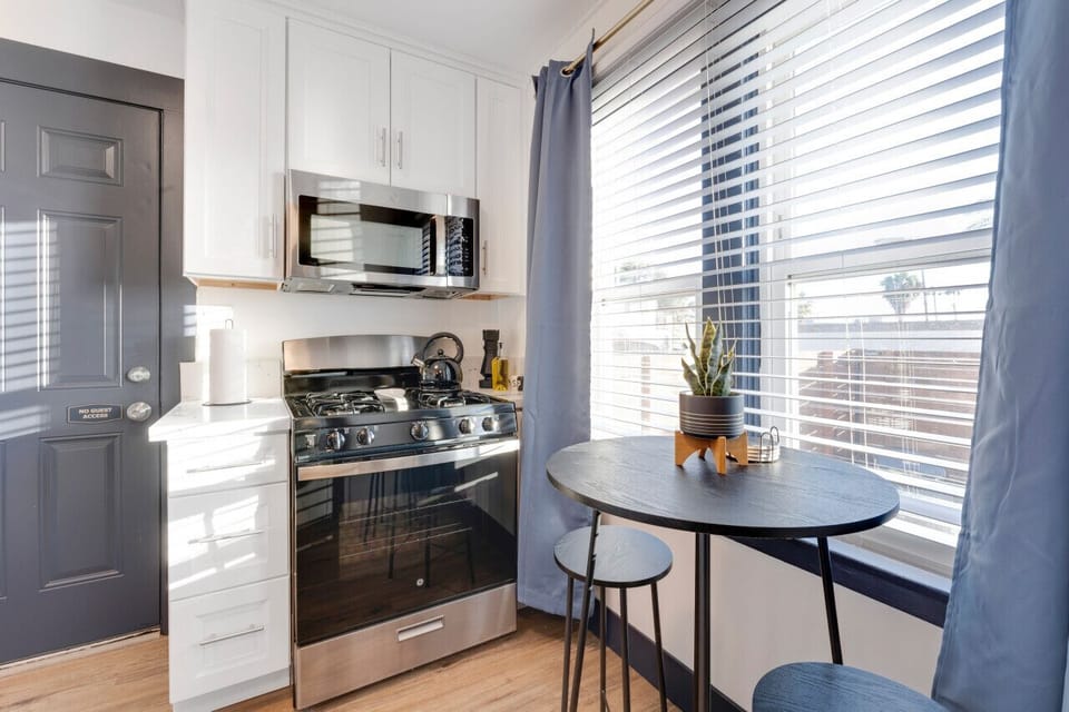 Enjoy a cup of coffee at the breakfast nook
