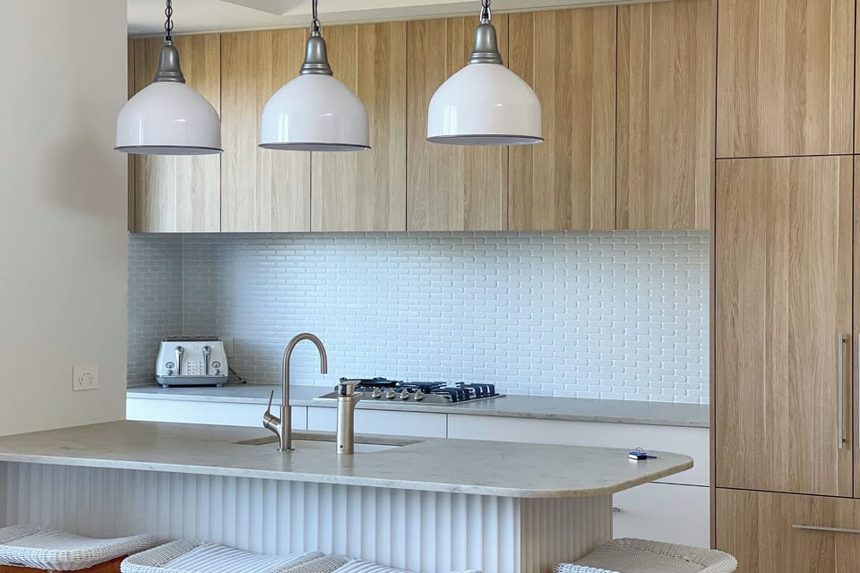 Large kitchen with separate door to the balcony