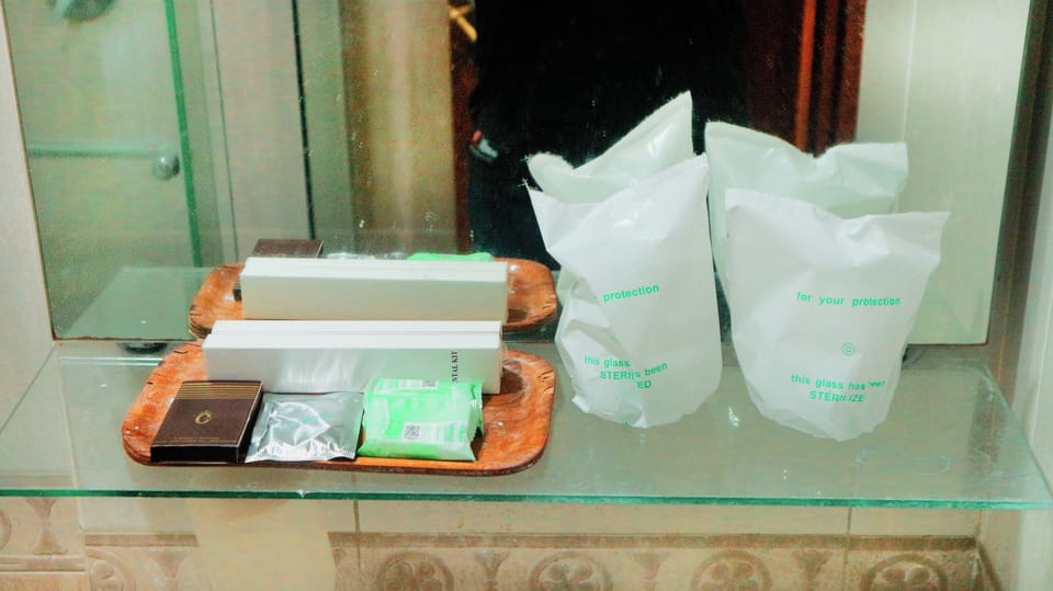 Shower, rainfall showerhead, eco-friendly toiletries, bidet