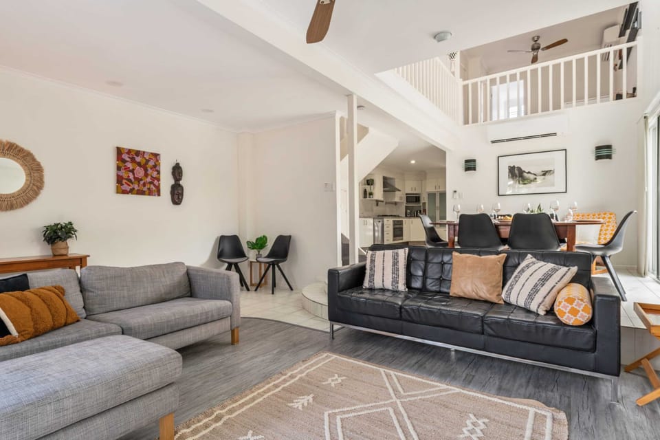 Enter through the front door and embrace the open-plan living, dining and kitchen area.