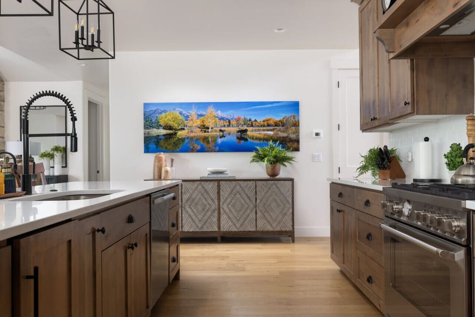 Fully Equipped Kitchen with Stainless Appliances